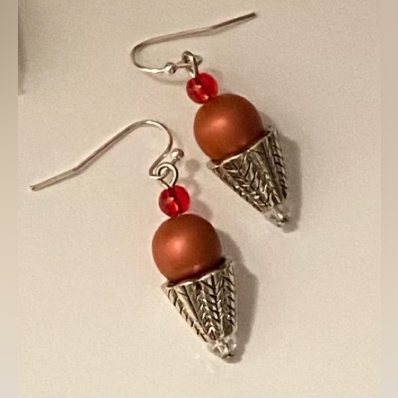 NEW Ice cream cone earrings (set of 2) - Picture 3 of 4